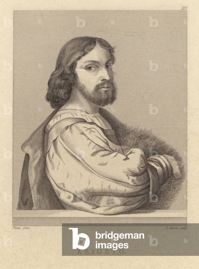 Ludovico Ariosto - Italian poet (1474  1533) (engraving)