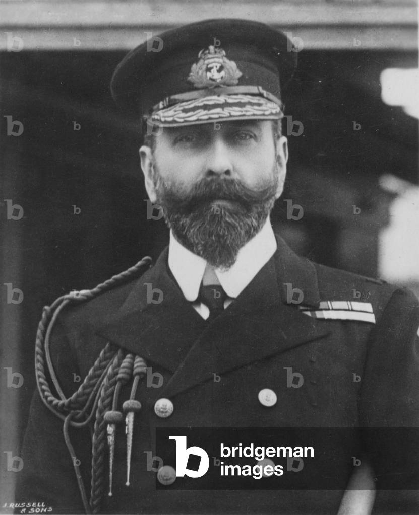 Rear-Admiral HSH Prince Louis of Battenberg (b/w photo)