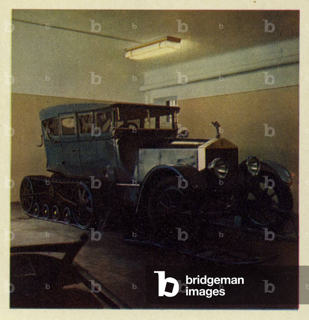 Lenin's half-track Rolls-Royce Silver Ghost all-terrain vehicle, 1962 (colour photo)