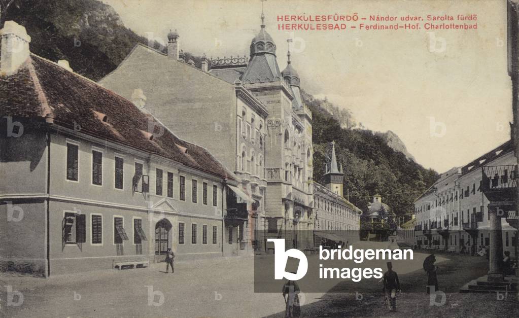 Herkulesbad (coloured photo)