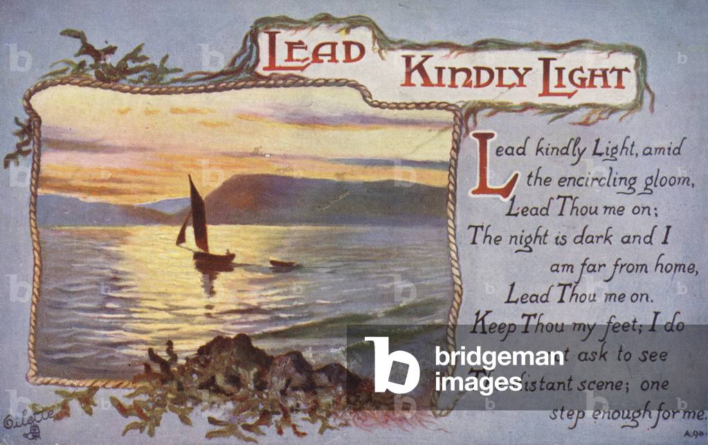 Lead Kindly Light (coloured lithograph)