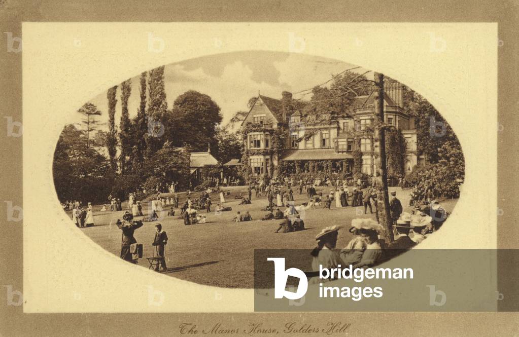 The Manor House, Golders Hill (b/w photo)