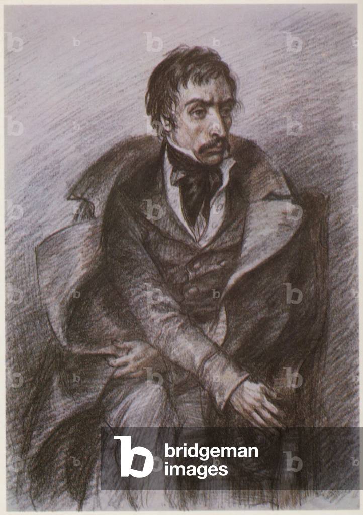 Wilhelm Kuechelbecker, Russian poet and Decembrist rebel (litho)