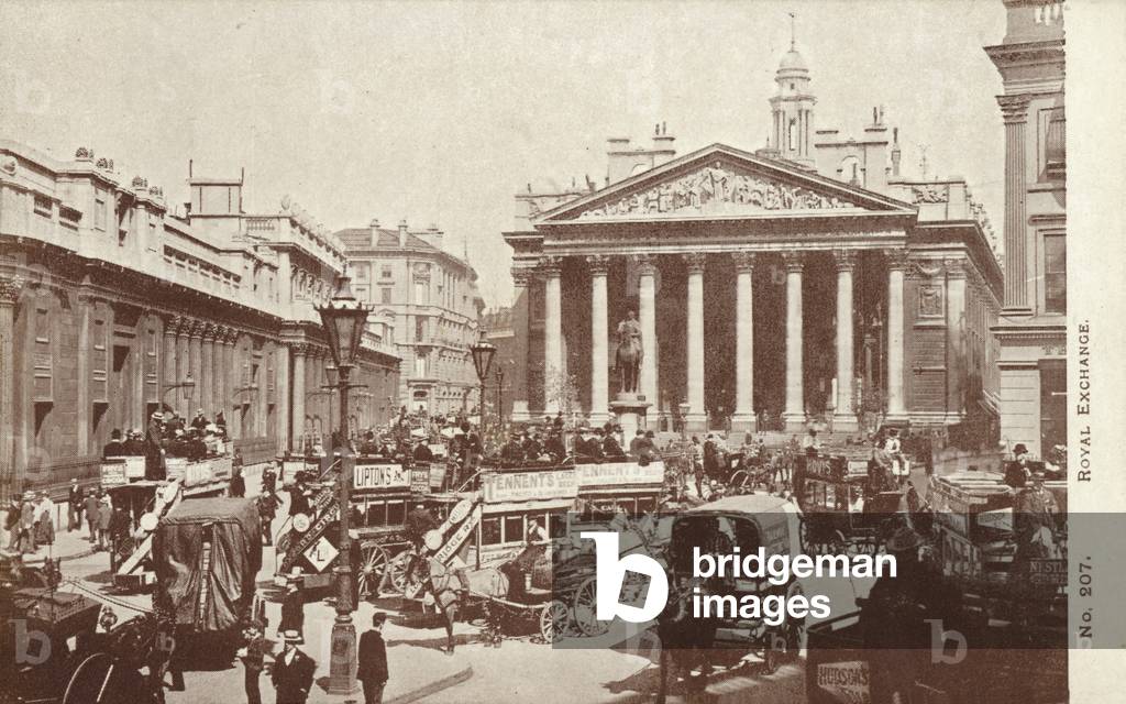 Royal Exchange (b/w photo)