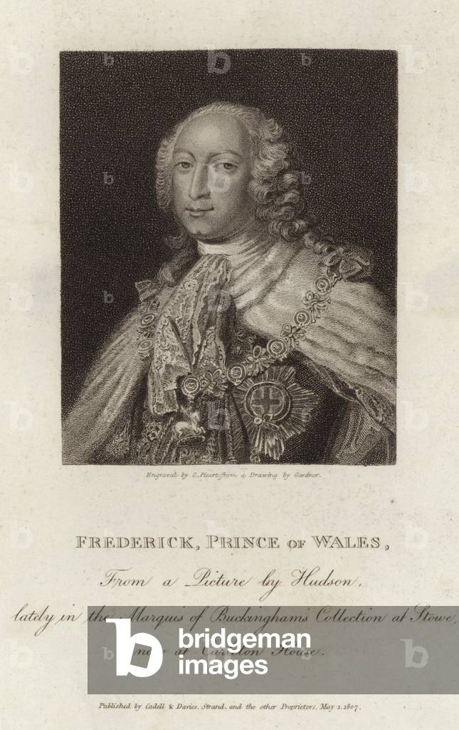 Portrait of Frederick Louis, Prince of Wales (engraving)