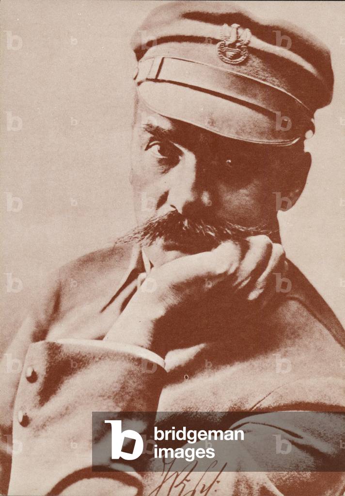 Jozef Klemens Pilsudski (b/w photo)
