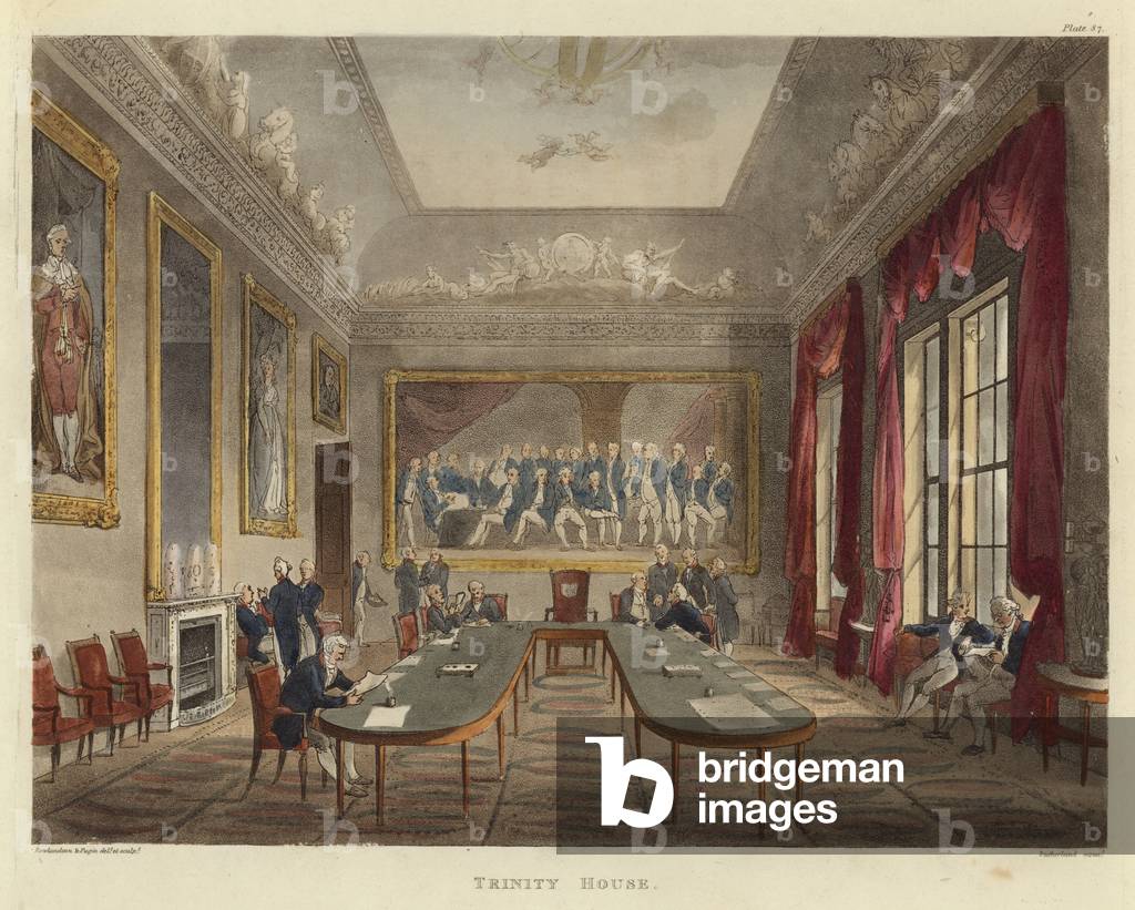 Trinity House (coloured engraving)