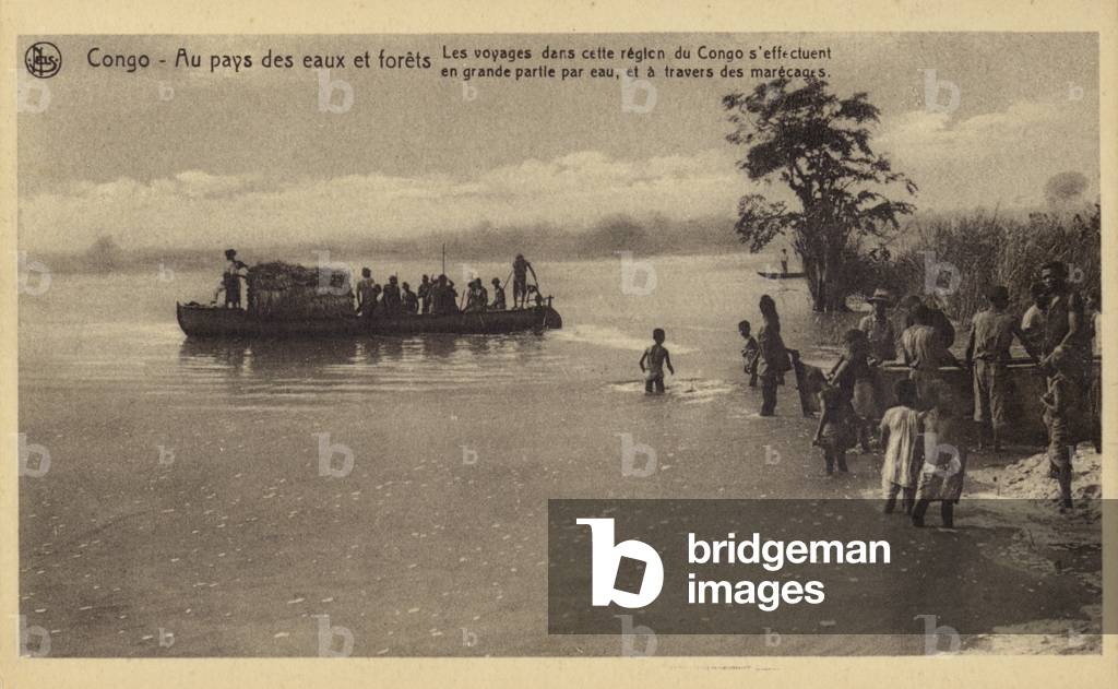 Congo - Land of Water and Forests (b/w photo)