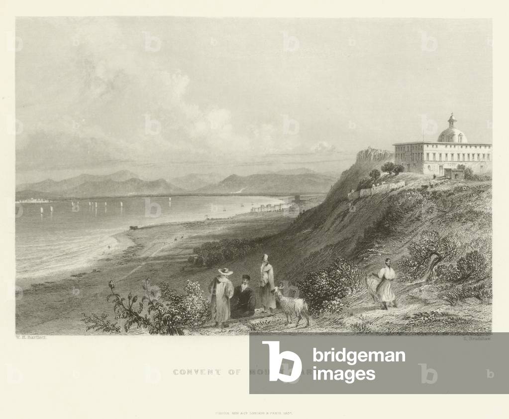 Convent of Mount Carmel, 1837 (engraving)