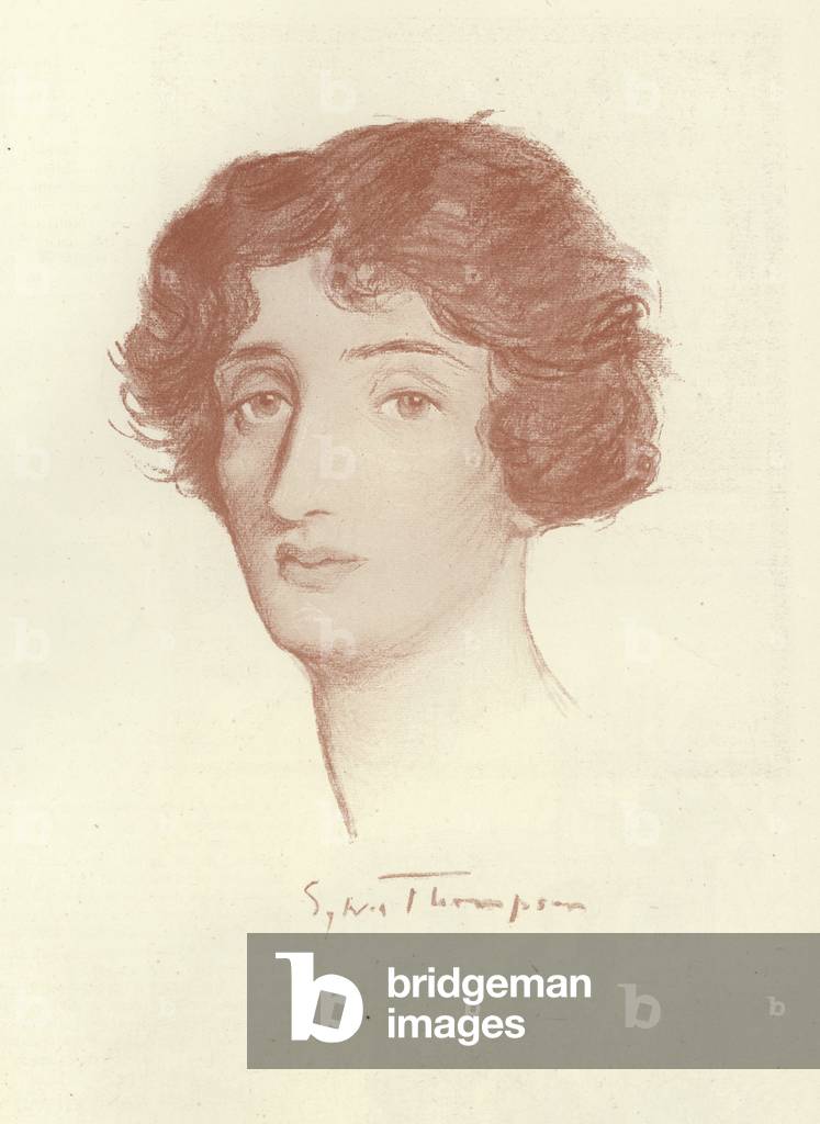 Sylvia Thompson, English novelist (litho)