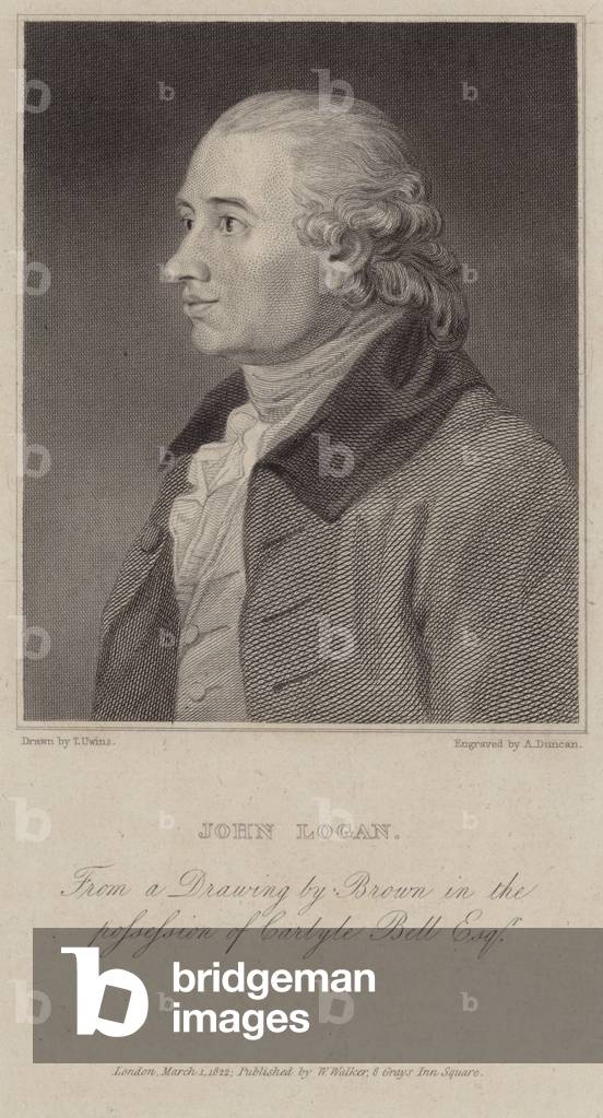Portrait of John Logan (engraving)