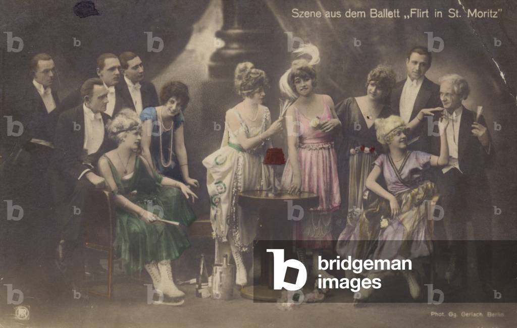 Scene from the ballet 'Flirting in St Moritz' (photo)