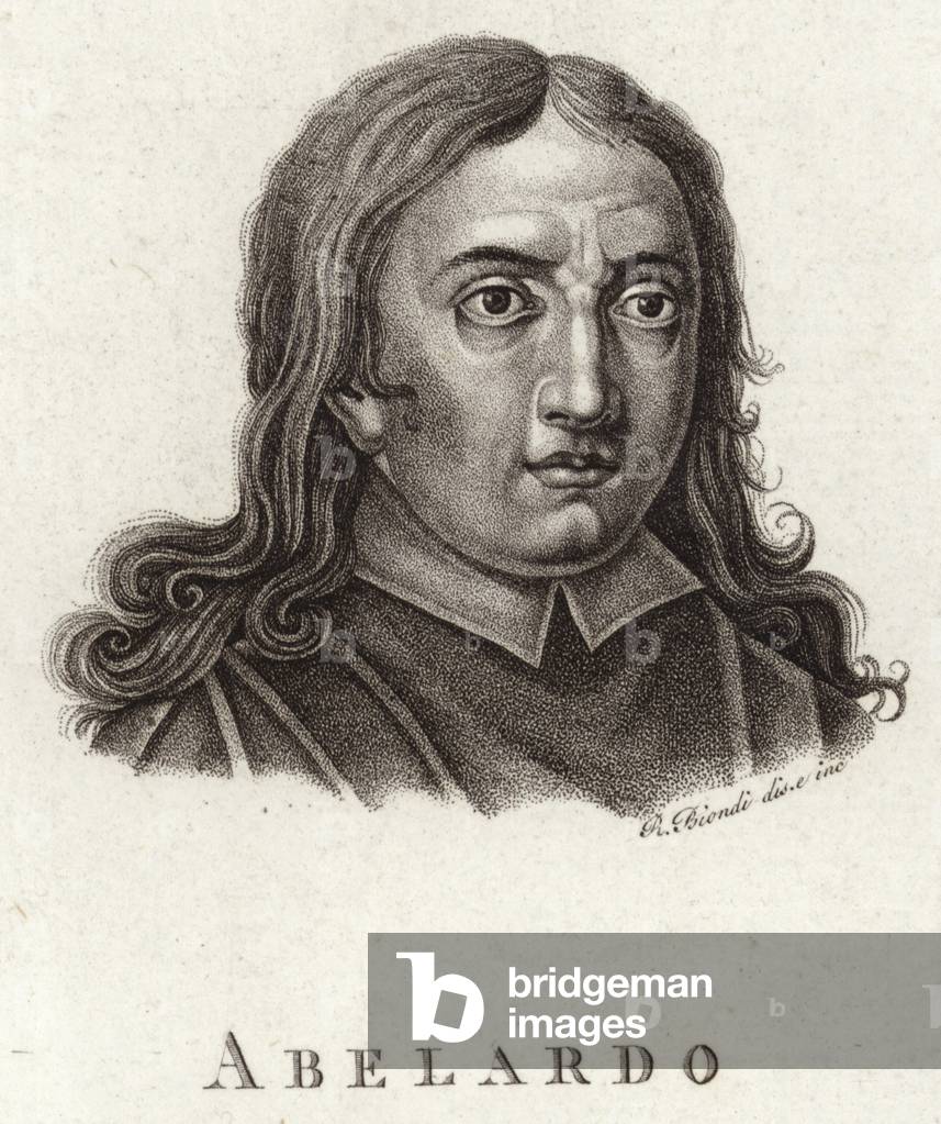 Portrait of Abelardo (engraving)