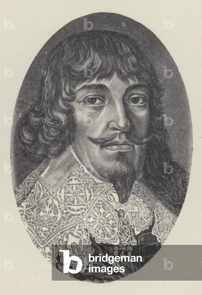 Bernard of Saxe-Weimar, German general of the Thirty Years War (litho)