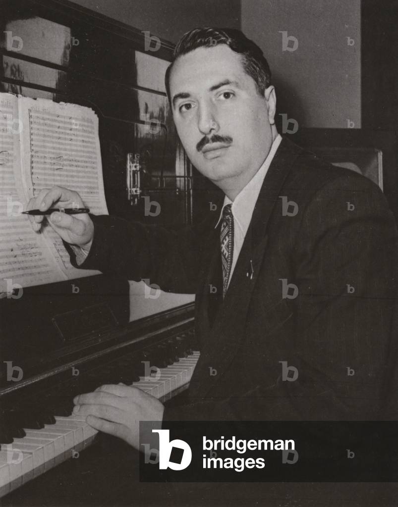 Composer Otar Taktakishvili (b/w photo)