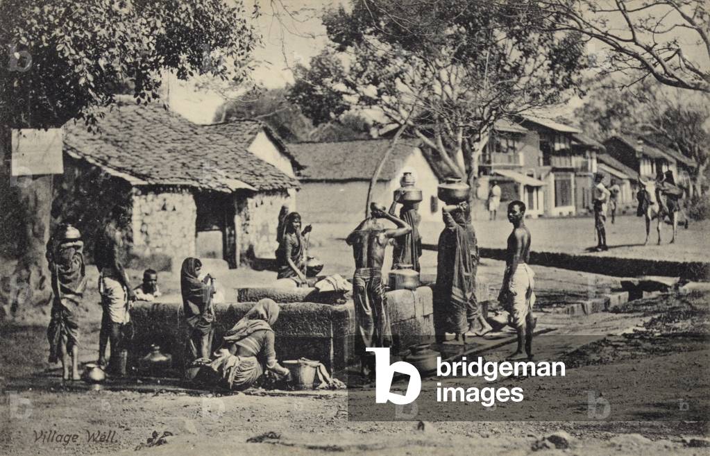 Village Well (b/w photo)