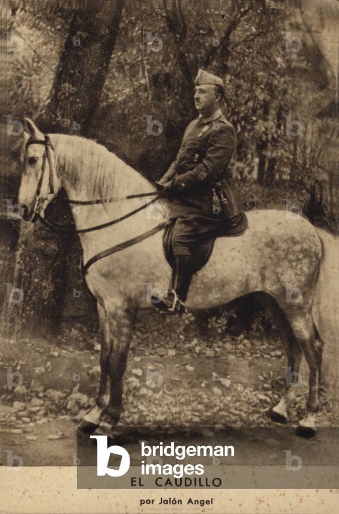 Francisco Franco (b/w photo)