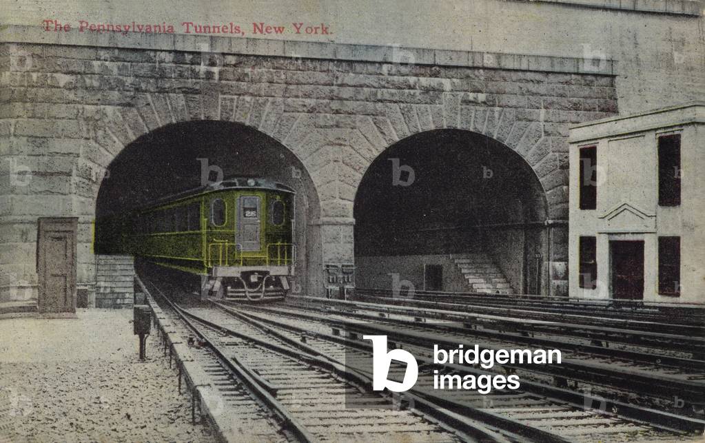 Pennsylvania Tunnels, New York City, USA (coloured photo)