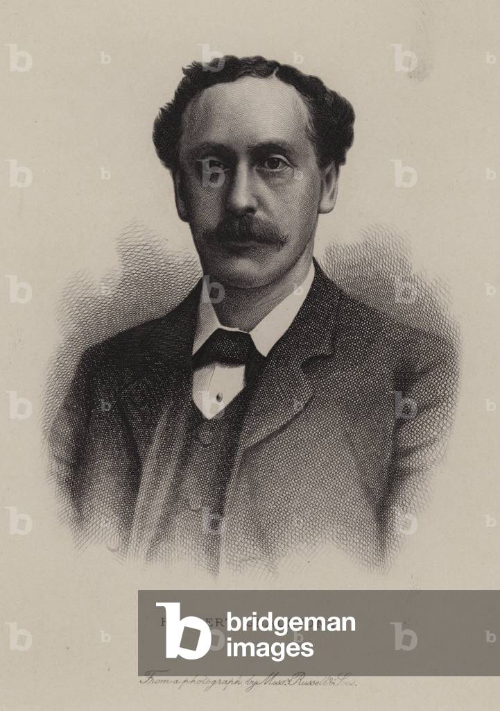 Herbert Gladstone, British politician (engraving)