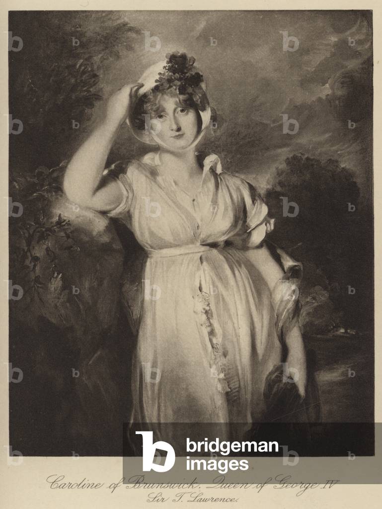 Caroline of Brunswick, Queen of King George IV (engraving)
