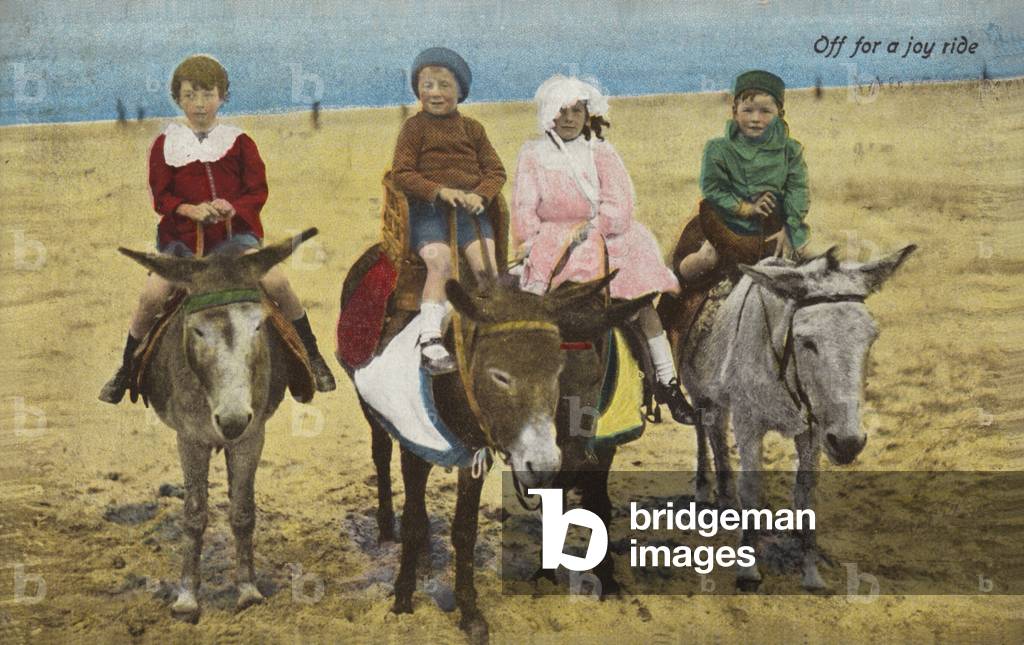 Off for a joy ride (coloured photo)