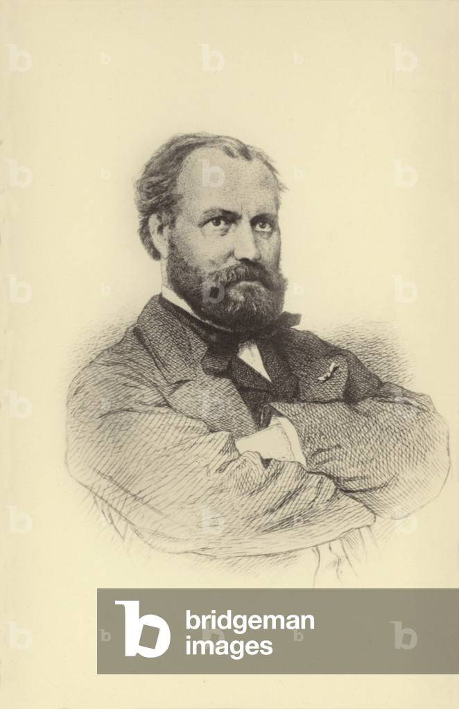 Charles Gounod, French composer (1818 -1893) (engraving)