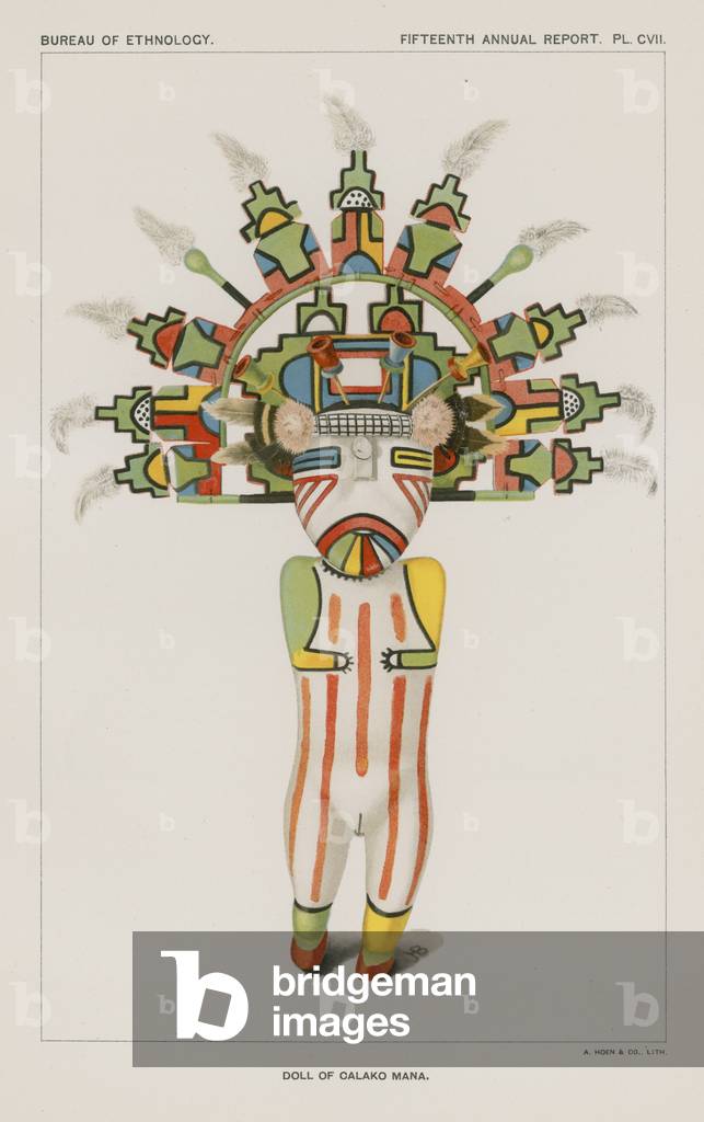 Doll of Calako Mana (colour litho)