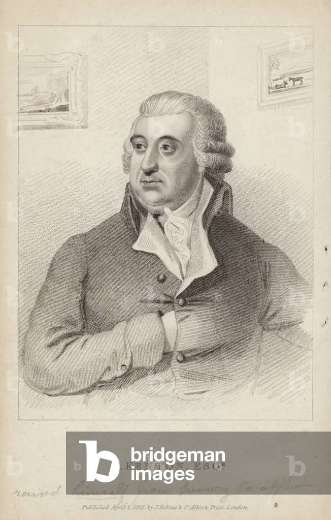 Portrait of Benjamin Kenton (engraving)