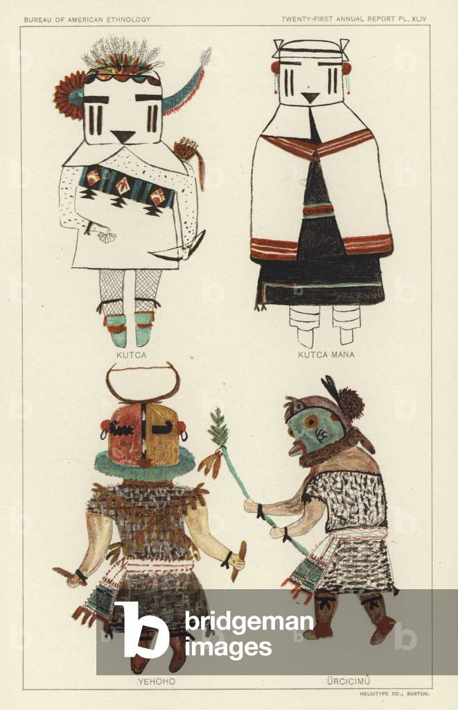 Kutca, Kutca Mana, Yehoho, Urcicimu (colour litho)