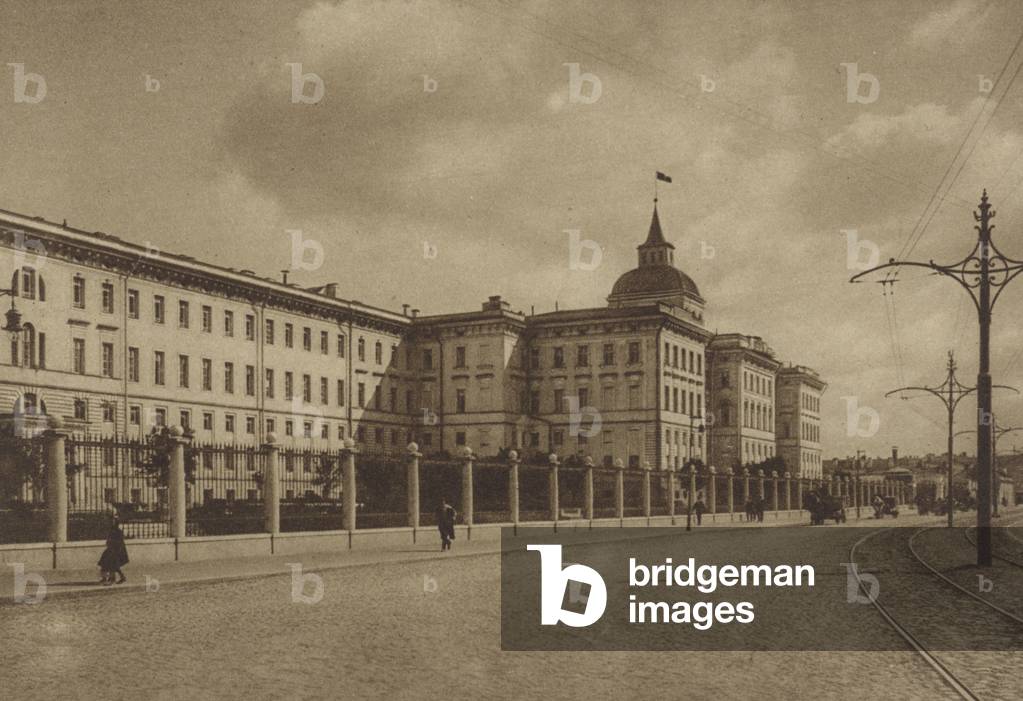 Palace of Labour, Moscow, 1930 (b/w photo)