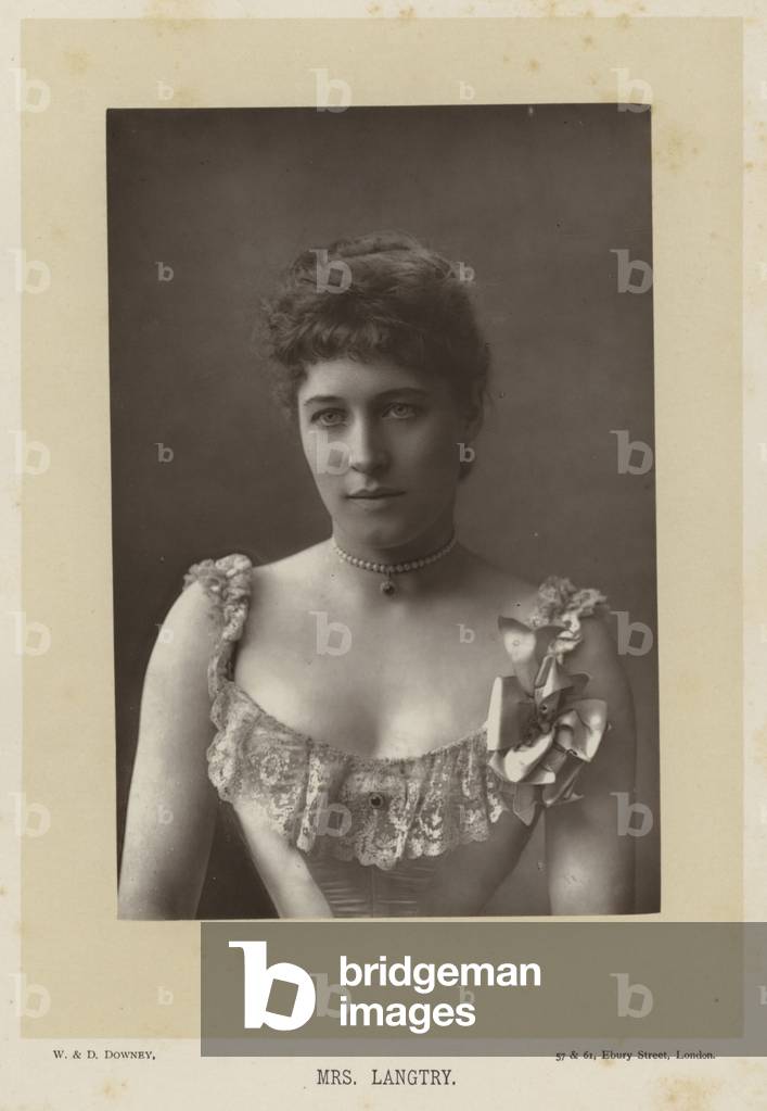 Mrs Langtry (b/w photo)