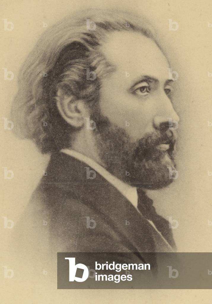 Portrait of Julius Schulhoff (b/w photo)
