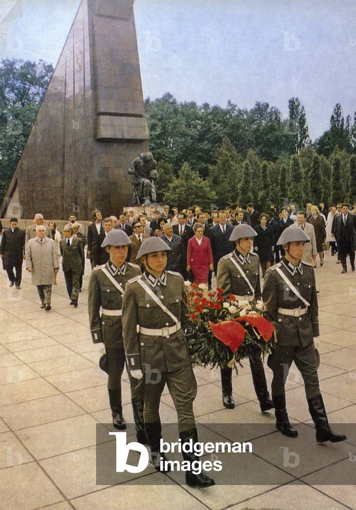 Berlin, the capital of the German Democratic Republic (colour photo)