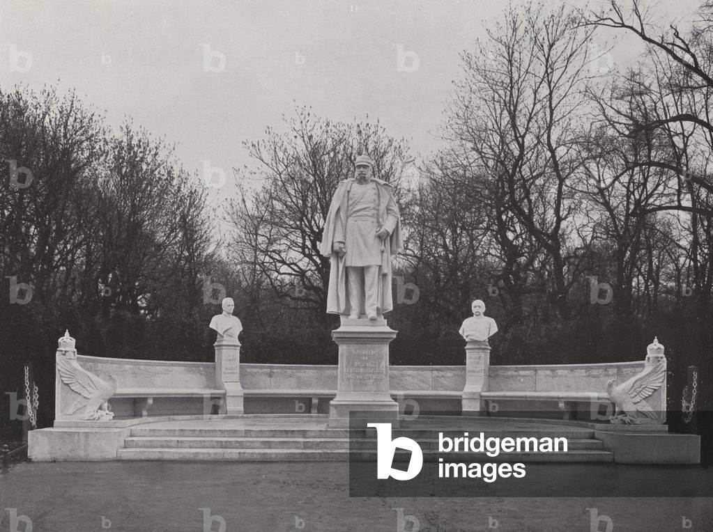 Denkmal In Der Sieges-Allee, Wilhelm Der Grosse (b/w photo)