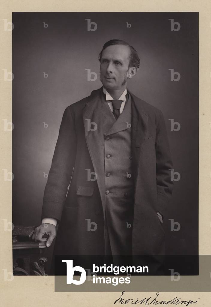 Sir Morell Mackenzie, English physician (b/w photo)
