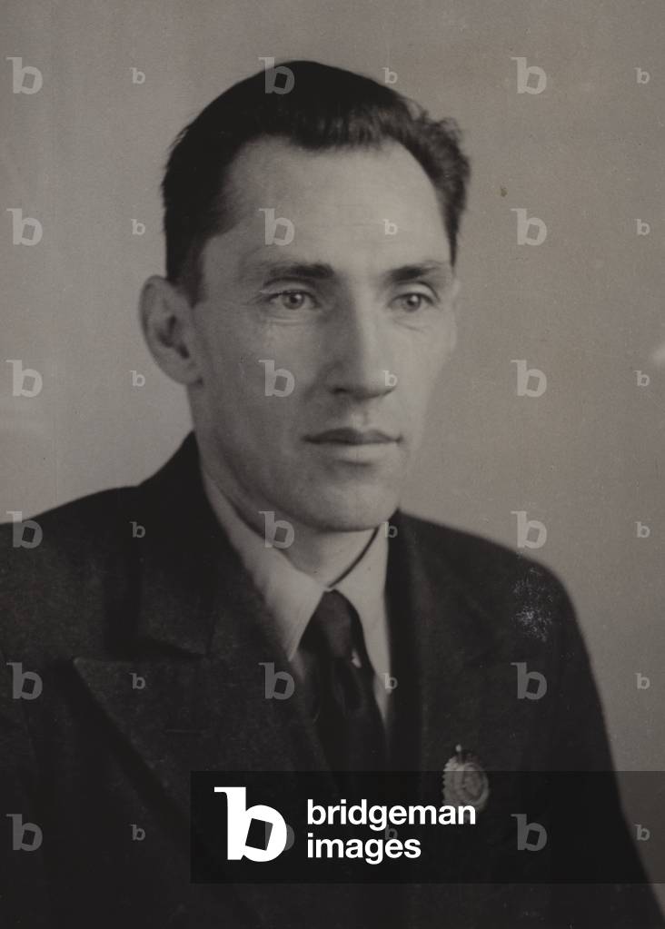 Leo Kostkin, Soviet automotive engineer (b/w photo)