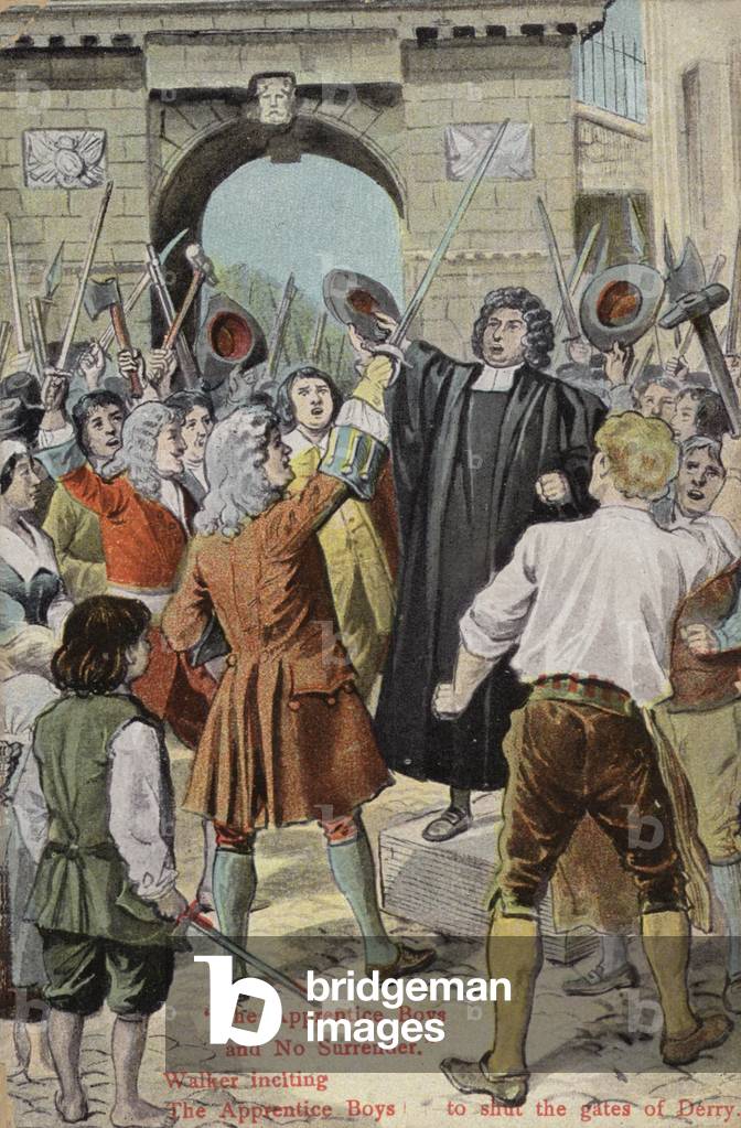 Derry Apprentice Boys (colour litho)