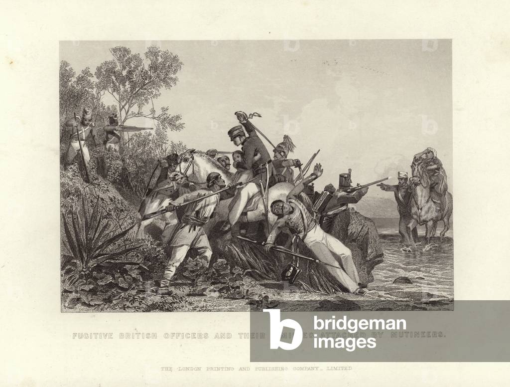 Fugitive British Officers (engraving)