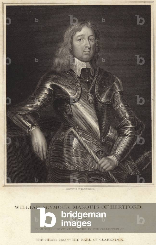 Portrait of Sir William Seymour, Duke of Somerset (engraving)