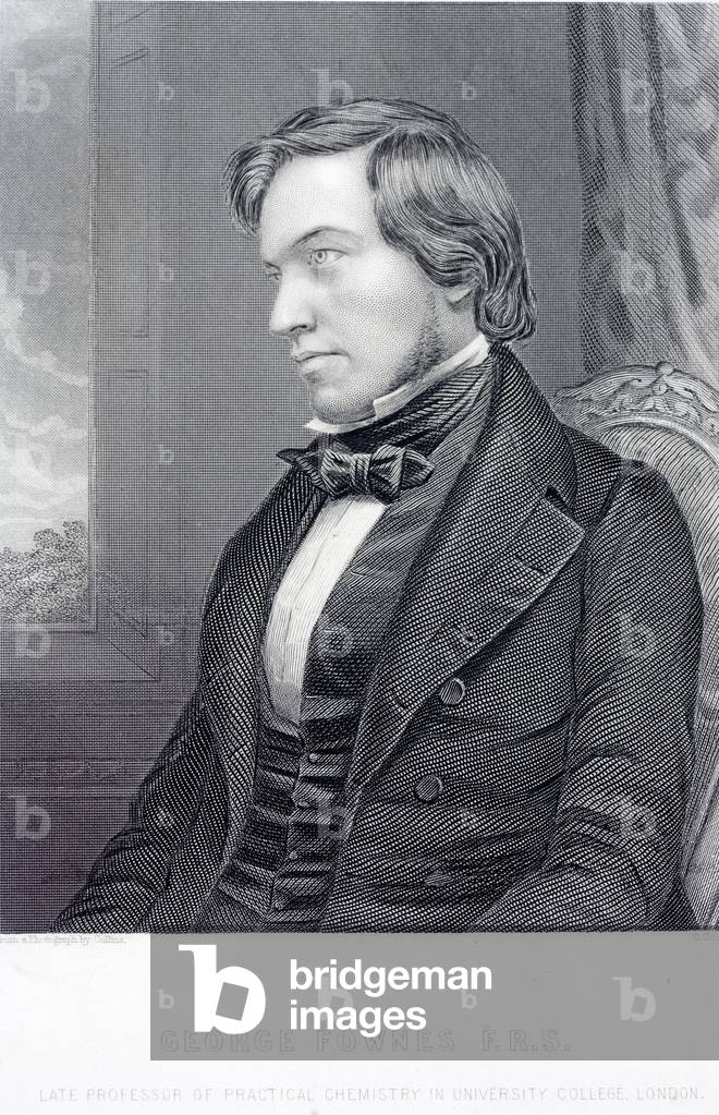 George Fownes, British chemist (engraving)