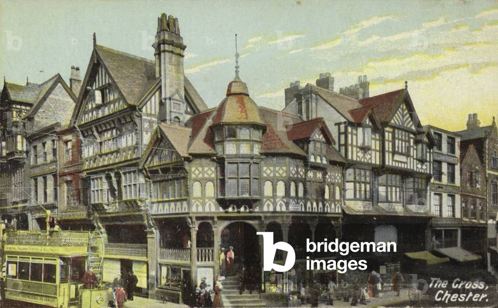 The Cross, Chester (coloured photo)