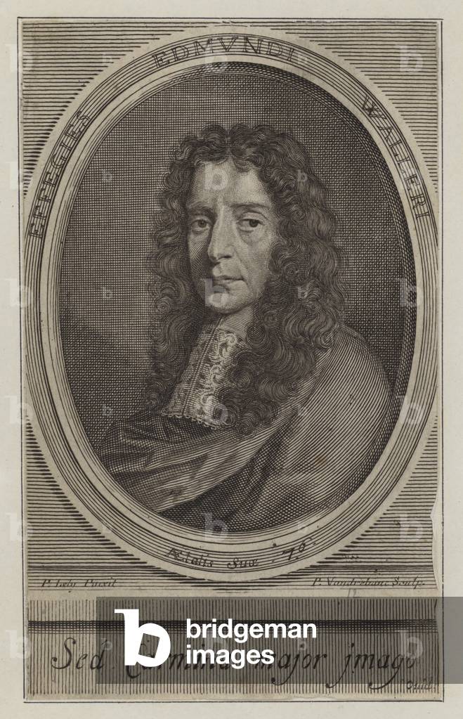 Edmund Waller, English poet and politician (engraving)