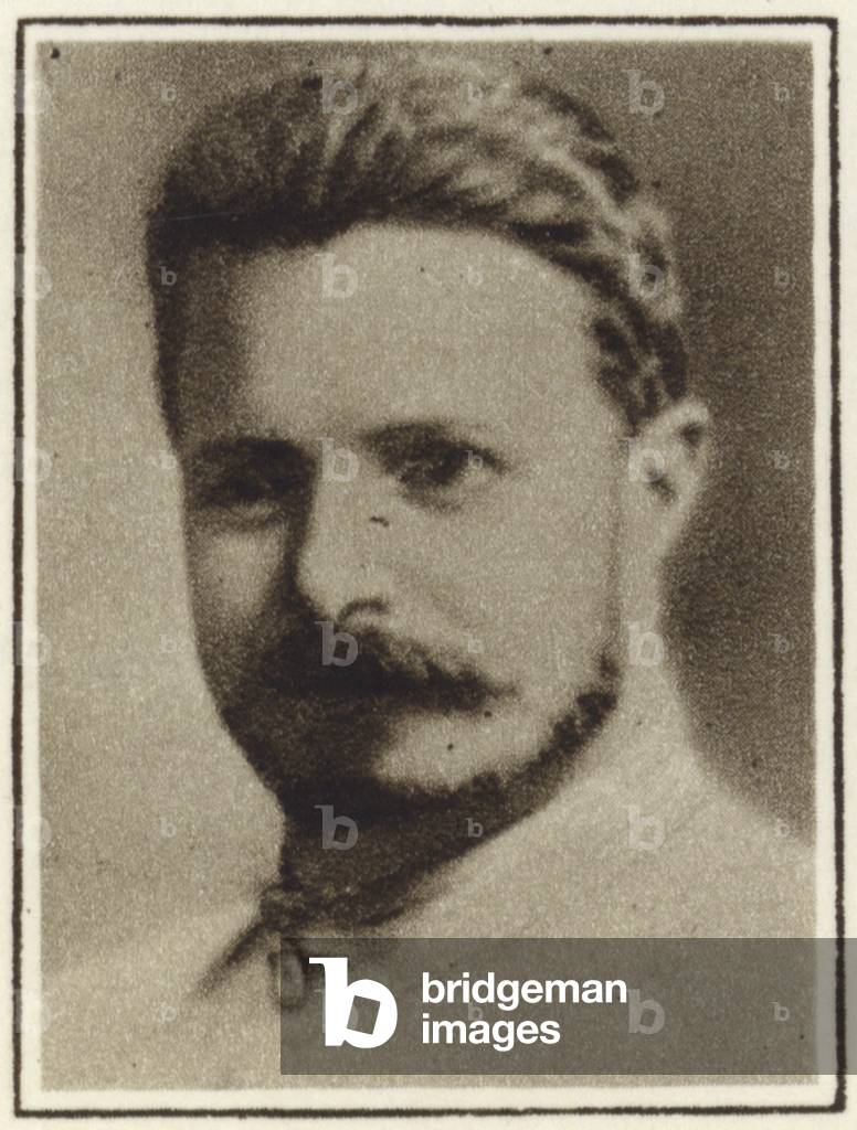 Mikhail Frunze, Soviet soldier and politician, 1918 (b/w photo)