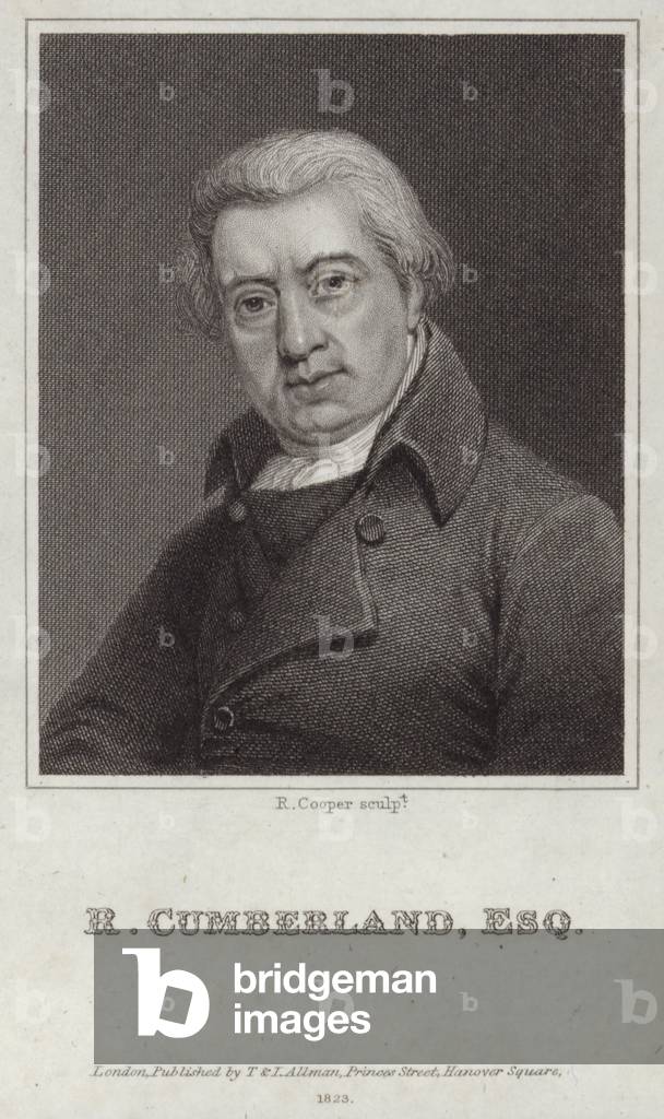 Portrait of Richard Cumberland (engraving)