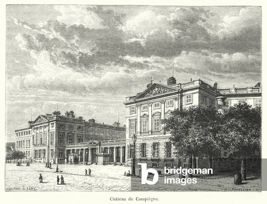 Chateau de Compiegne (engraving)