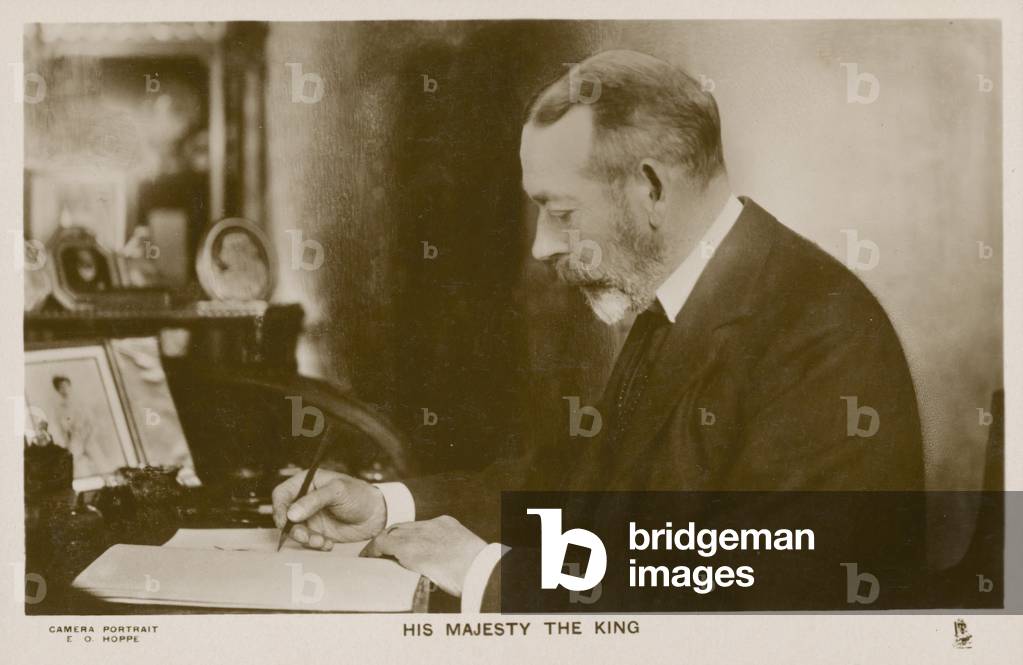 King George V (b/w photo)