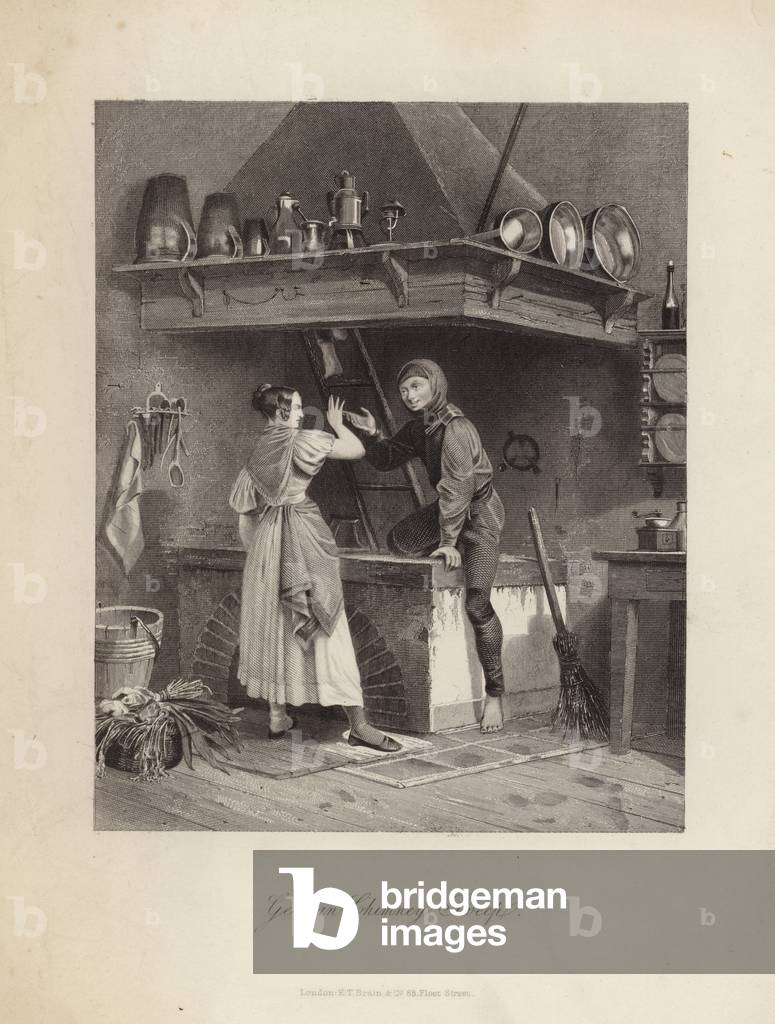 German Chimney Sweep (litho)