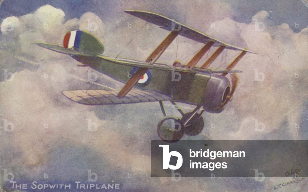 Sopwith Triplane (colour litho)