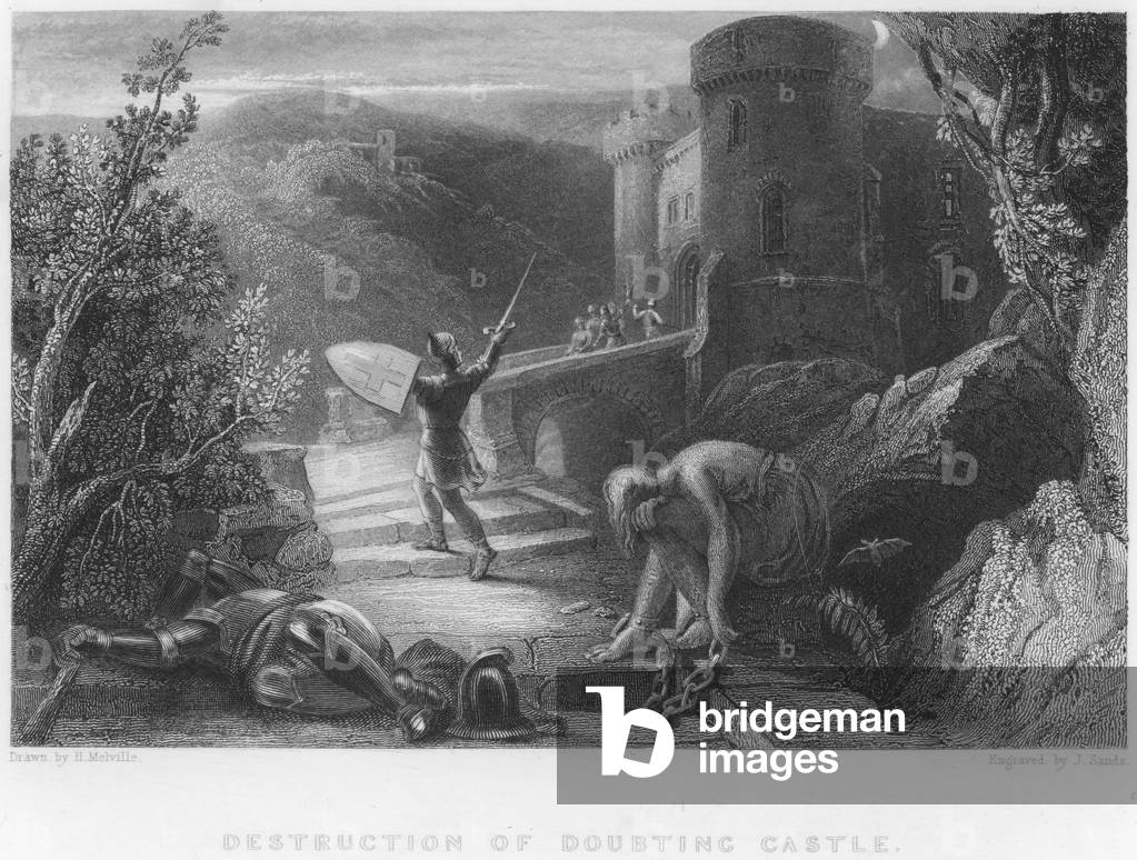 Destruction of Doubting Castle (engraving)
