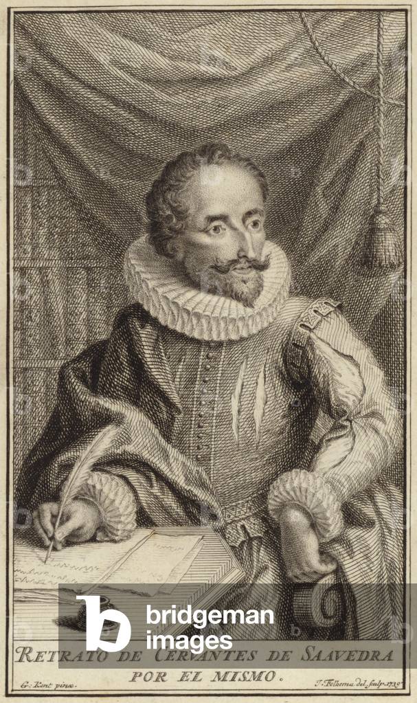 Portrait of Miguel de Cervantes (engraving)